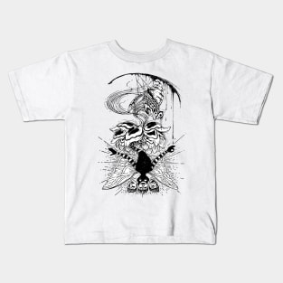 BULLET WITH BUTTERFLY WINGS 2 Kids T-Shirt